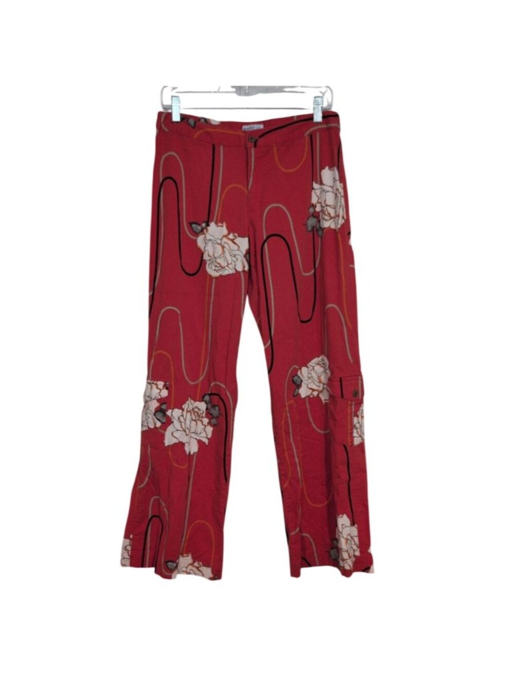 Patagonia Water Girl Floral Cargo Pants Womens Size 8 Organic Cotton Maximalism